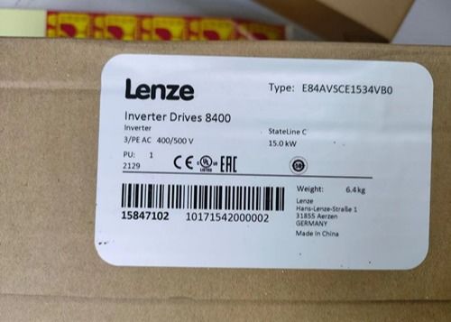 Invertitore 50hz di frequenza del motore di E84AVSCE1534VB0 LENZE a CA 400V 500V di 60hz 15kw 3/PE