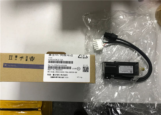 Monofase elettrica 100W 200 di Fuji del servomotore di GYS101DC2-T2A a 230V 3000Rmp