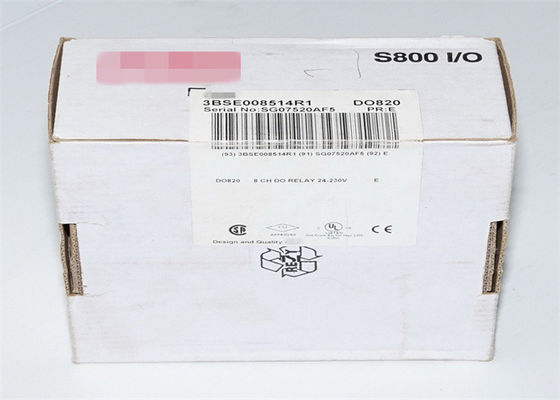 Corrente alternata DIGITALE/CC di CH 230 V del MODULO PRODOTTO 8 del modulo DO820 3BSE013250R1 dell'ingresso/uscita di ABB DI821 S800