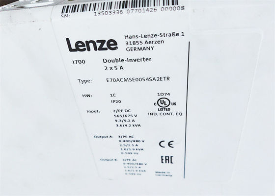 TECNICA INCORPORATA dell'INVERTITORE del DOPPIO dell'INVERTITORE I700 di Lenze E70ACMSE0054SA2ETR