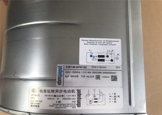 Ventilatore centrifugo D2E146-AP47-02 230V 2050RPM di EBMPAPST 300/330W nuovo in azione
