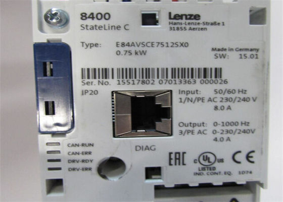 Chilowatt dell'INSTALLAZIONE 0,75 di SERIE STATELINE di Lenze E84AVSCE7512SX0 8400 (1,0 HP)