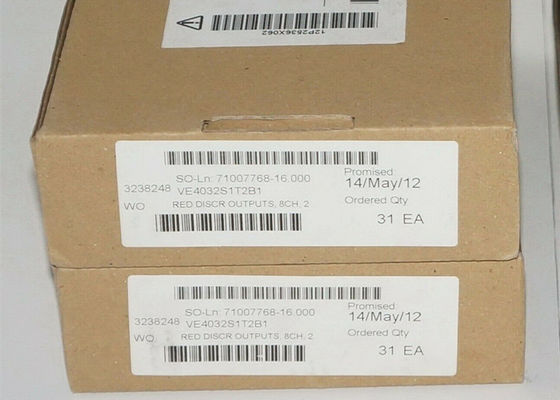 EMERSON DeltaV REDUN HA PRODOTTO la CARTA VE4032S1T2B1 KJ3202X1-BA1 8CH 24VDC NESSUN BLOCCHETTO di TERMINE