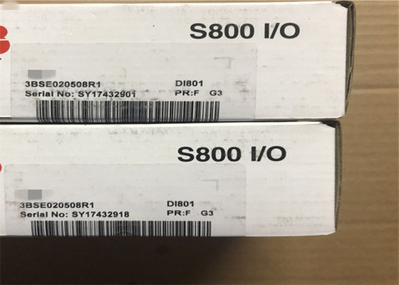 CC del modulo introdotto 24V del modulo 3BSE020508R1 Digital dell'ingresso/uscita di ABB DI801 S800L, chanels 1x16