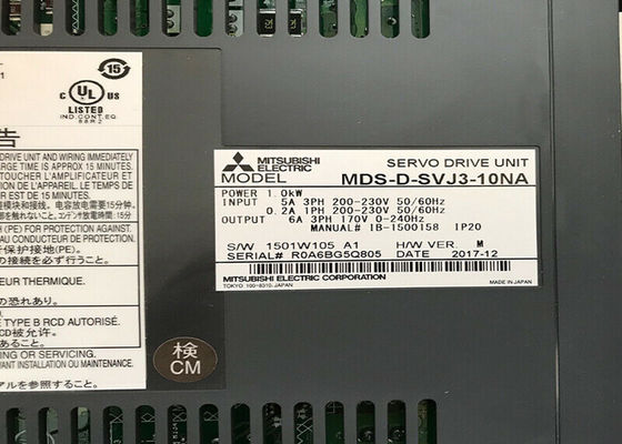 Industriale del driver MDS-D-SVJ3-10NA del servomotore di Mitsubishi MELDAS 1.0KW azionamento di CA di 3 fasi