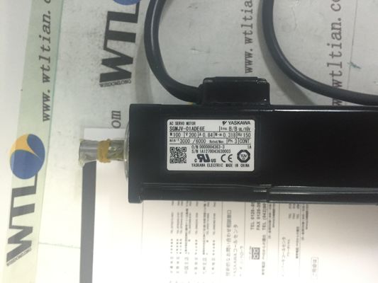 SERVOMOTORE industriale 100W 3000RPM 200V di CA dei servomotori di SGMJV-01ADE6E
