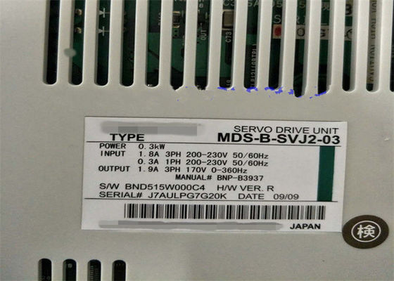 Il servo industriale di DC270-311V 28A determina lo stato usato MDS-B-SVJ2-03 di MITSUBISHI di serie di MDS
