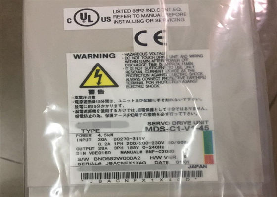 Azionamento MDS-C1-V1-45 di CA Mitsubishi di MELSERVO il servo sostituisce il NUOVO stato MDS-B-V1-45