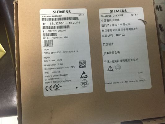 6SL3210-1KE13-2UP1 Siemens SINAMICS G120C ha valutato il powerc 11KW   con sovraccarico di 150%