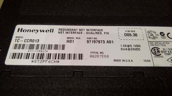 Modulo di uscita ridondante del modulo di interfaccia di Honeywell TC-CCR013 ControlLogix ControlNet
