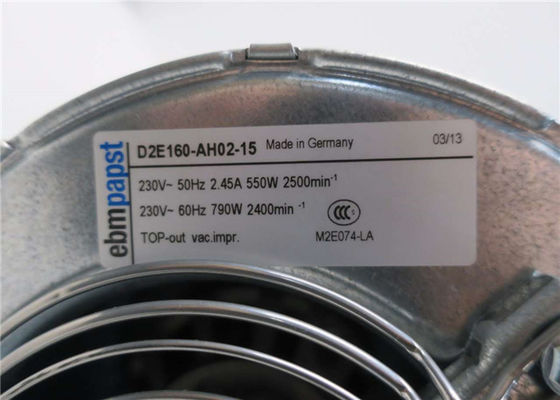 Ventilatore centrifugo D2E160-AH02-15 di EBMPAPST per la ventola di raffreddamento di Industrail dell'invertitore di ABB VFD ACS800