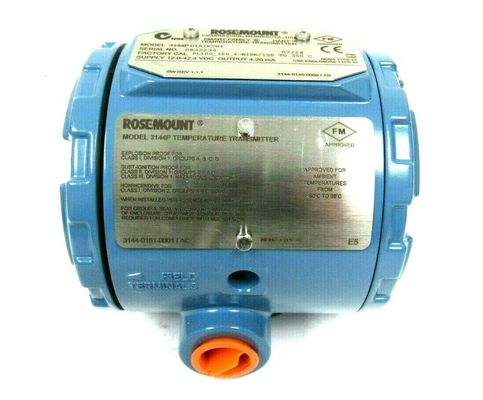 L'isolamento dell'ingresso/uscita di Rosemount 3144P ha specificato a 500 VCC 50/60 di hertz 0-99 per cento di umidità relativa