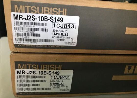 Il servo industriale di MR-J2S-10B-S149 Mitsubishi guida 3 il servo amplificatore di FASE 3.5kw
