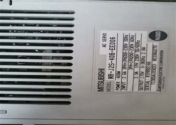 Il servo industriale di MR-J2S-40B-EE006 Mitsubishi guida 3 il servo amplificatore di FASE 400w