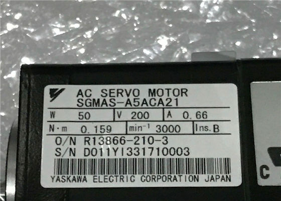 SERVOMOTORE 50W 0.66A 0.159N.m di CA SGMAS-A5ACA21 di sigma II di YASKAWA SGMAH