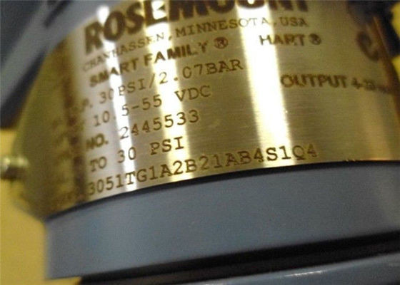 Moltiplicatore di pressione in-linea di 3051TG1A2C21AB4M5E5 Rosemount 3051TG -14,7 a 30PSI