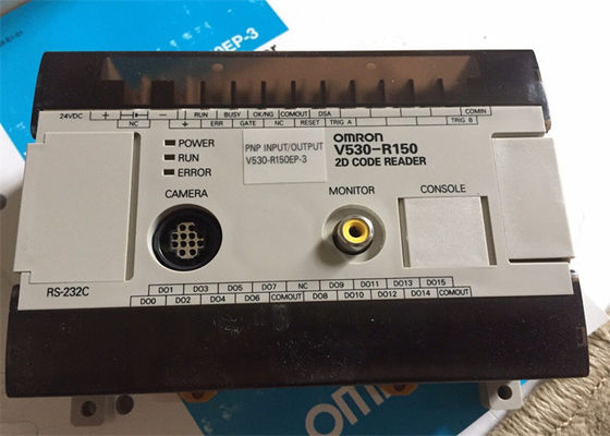 Automazione e sicurezza di Omron delle MACCHINE FOTOGRAFICHE del LETTORE di CODICE di Omron V530-R150EP-3 2D PNP 2