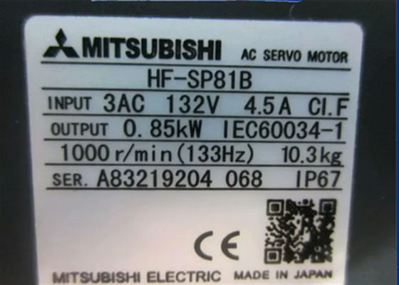 Serie industriale 3PH 1000RPM di HF di Mitsubishi del servomotore di CA di HF-SP81B