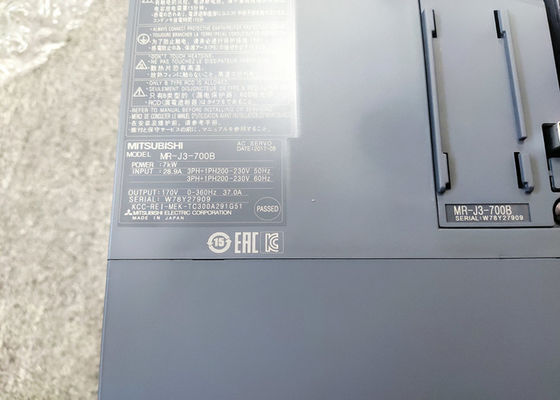 Mitsubishi 3 amplificatore del motore del driver MR-J3-700B 7KW di CA di fase servo nel sistema di controllo