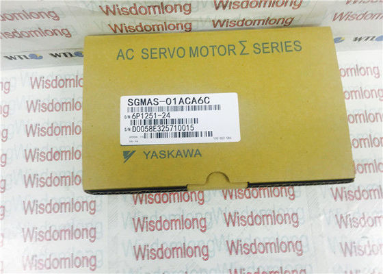 Servomotore industriale 100W 200V 0.91A del motore di SGMAS-01ACA6C Yaskawa