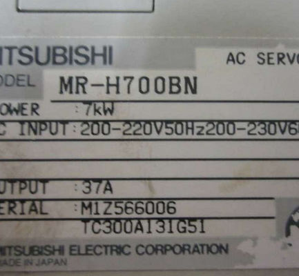 Il servo industriale di MR-H700BN determina la serie di Mitsubishi MELSERVO-H