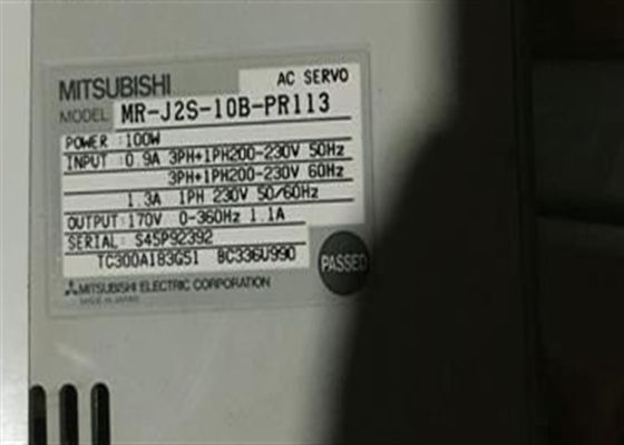 Amplificatore MELSERVO MR-J2S di CA di MR-J2S-10B-PR113 Mitsubishi servo