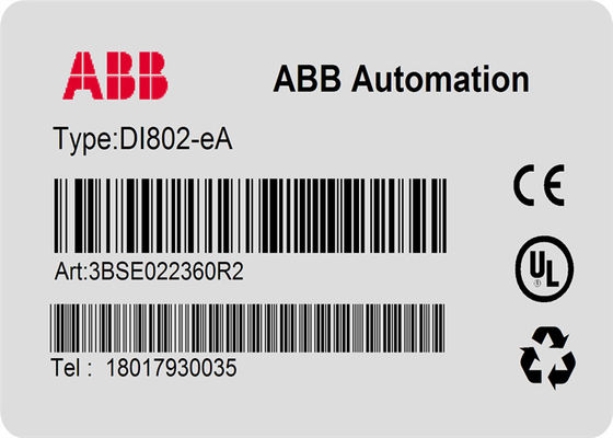 Modulo introdotto del modulo DI802-eA 3BSE022364R2 Digital dell'ingresso/uscita di ABB DI802 3BSE022360R1 S800L