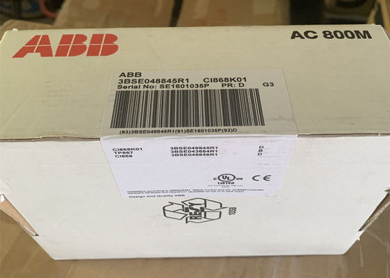Modulo di logica del CEX-bus del modulo CI868K01 3BSE048845R1 dell'ingresso/uscita del regolatore di ABB AC800M NUOVO