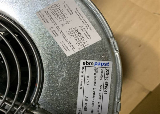 D2D160-BE02-11 ventilatore centrifugo industriale Ebmpapst 230 400V 2700RPM 700W