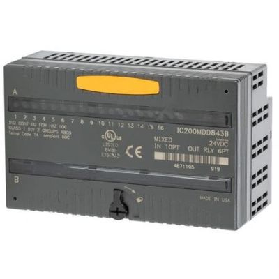 IL CONNETTORE LOCALE DEL TRASPORTATORE VERSAMAX DELL'INGRESSO/USCITA DI GE IC200CHS003 DISEGNA IL TIPO INTEGRATO ORIENTAMENTO VERTICALE