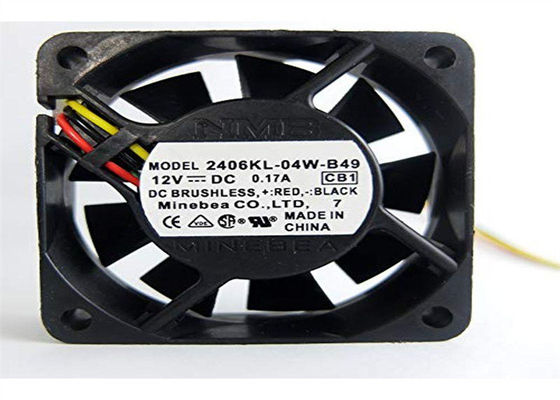 3-CAVO ASSIALE DEL TACHIMETRO DELLA COSTOLA DEL FAN 60X15MM 12VDC 15.9CFM DI CC DI MINEBEA NMB 2406KL-04W-B49