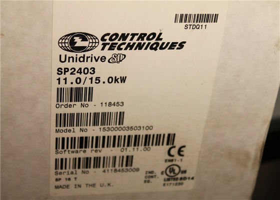 Azionamento universale SP2403 11.0/15.0kW Unidrive 20HP 380-480AC 29A di CA di tecniche di controllo di Nidec