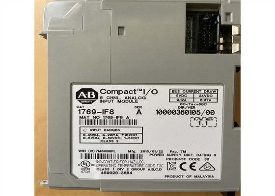 ALLEN BRADLEY 1769-IF8 HA INTRODOTTO IL MODULO 8 INDICA VOLTAGE/CURRENT ANALOGICO 5-24 VCC 0.12/0.07 AMP
