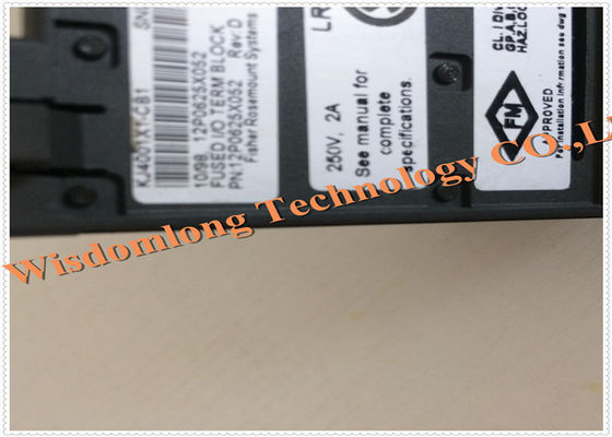 Blocchetto terminali dell'ingresso/uscita del modulo ridondante KJ4001X1-CB1 12P0625X052 dell'alimentazione elettrica di DeltaV