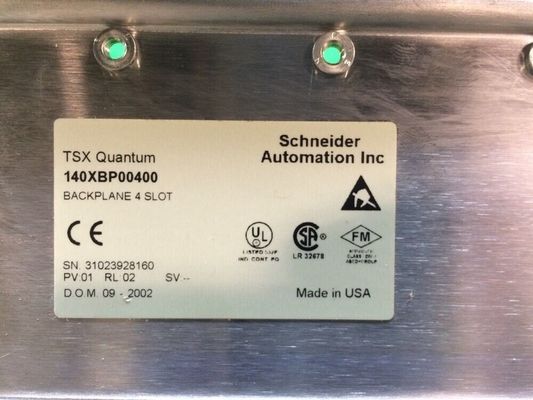 140XBP00400 Schneider 4 slot Backplane Modicon Quantum Screw per moduli I/O