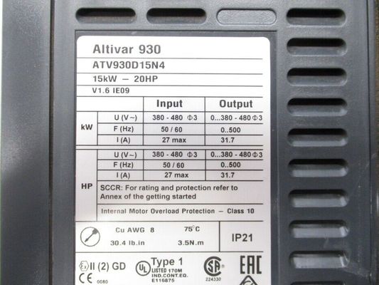 ATV930D15N4 Schneider Schneider Electric Azionamento a velocità variabile, Altivar Process ATV900, AT