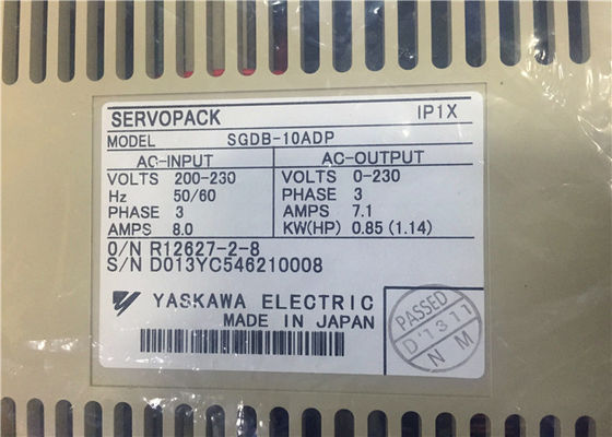 Il servo industriale di YASKAWA SGDB-10ADP 50/60HZ SERVOPACK guida 850W