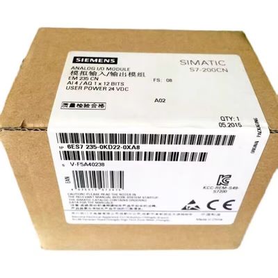ANALOGO 4 AI 10 del MODULO dell'ingresso/uscita di SIEMENS 6ES7235-0KD22-0XA8 VCC +/--10 V bit di dc 12