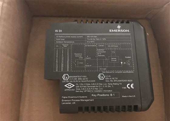 Modulo di alimentazione ridondante di DeltaV KJ3101X1-BA1 12P1865X032 KJ3102X1-BB1
