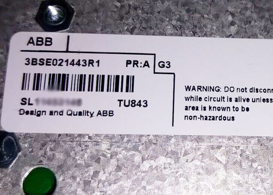 Il modulo 3BSE021443R1 del blocchetto terminali TU843 ha esteso l'unità 50V 800xA del MTU