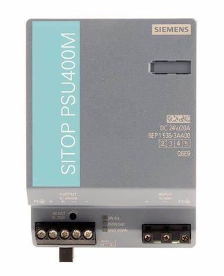 SIEMNES 6EP1536-3AA00 SITOP PSU400M 20 un input del convertitore di DC/DC: Uscita di CC di 600 V: 24 V DC/20 A