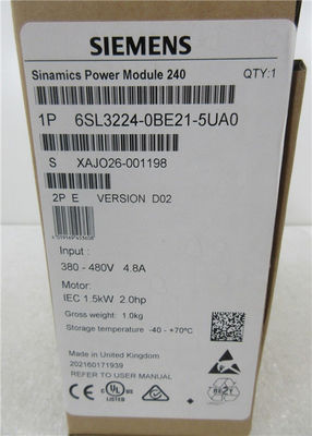 Invertitore 3AC 380-480V 1.5KW di SIEMENS SINAMICS 6SL3224-0BE21-5UA0 G120