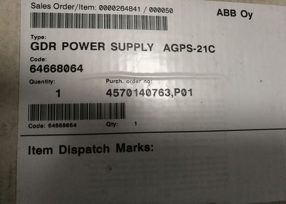 Bordo AGPS21C del PWB del circuito di controllo di ABB AGPS-21C Q950 ACS800 115/230 di VCA