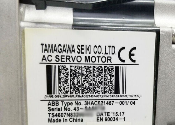 Pezzi di ricambio rotazionali di robotica del motore a corrente alternata 3HAC021457-001 M43 235W 0.5Nm
