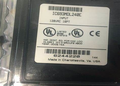 GE IC693ALG221 +5 VCC ha prodotto per guidare i circuiti di isolamento 0 - 20 milliampère o 4 - 20 milliampère