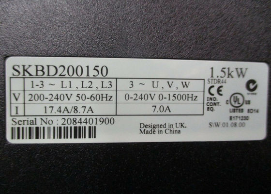 COMANDANTE SK 1.5KW 200-240V 50-60Hz 17.4A/8.7A di TECNICHE di CONTROLLO di NIDEC EMERSON SKBD200150