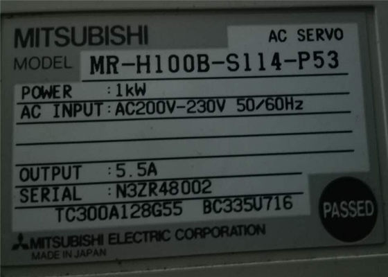 Melservo MR-H Serie Mitsubishi Servo Drive MR-H100B-S114-P53