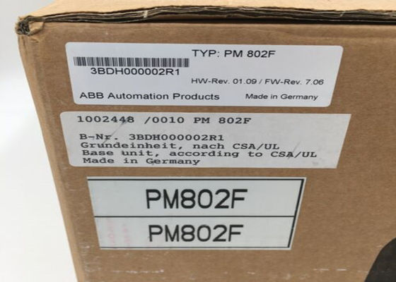 Il modulo di controllo del regolatore PM802F del campo di ABB AC800F SODDISFA l'unità di base del CPU di SPS 3BDH000002R1