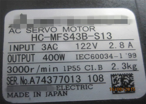 Potere industriale 400KW del servomotore HC-MFS43-S13 HC-MFS43B-S13 di CA di MITSUBISHI