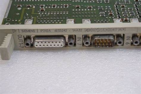 Contro modulo di 6ES5242-1AA32 SIEMENS SIMATIC S5, del IP 242A per rilevazione e lavorazione
